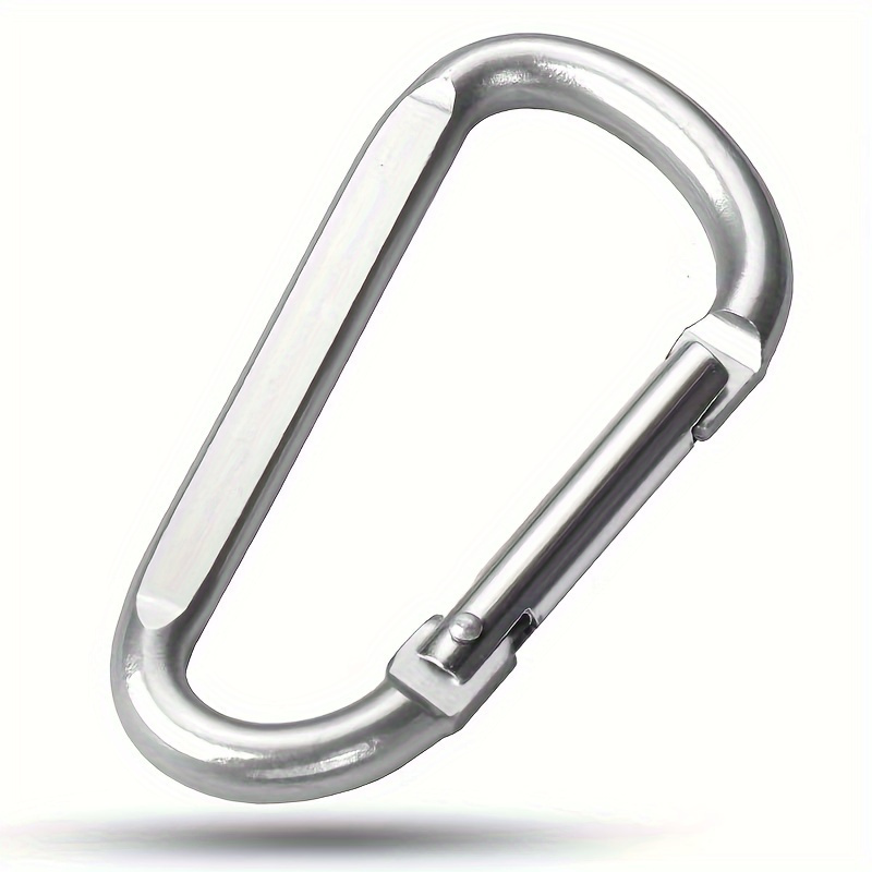 Aluminum Alloy D ring Locking Carabiner Metal Keychain - Temu