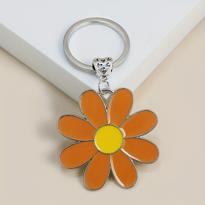 3pcs Women Flower Charm Cute Keychain For Key Decoration in 2023