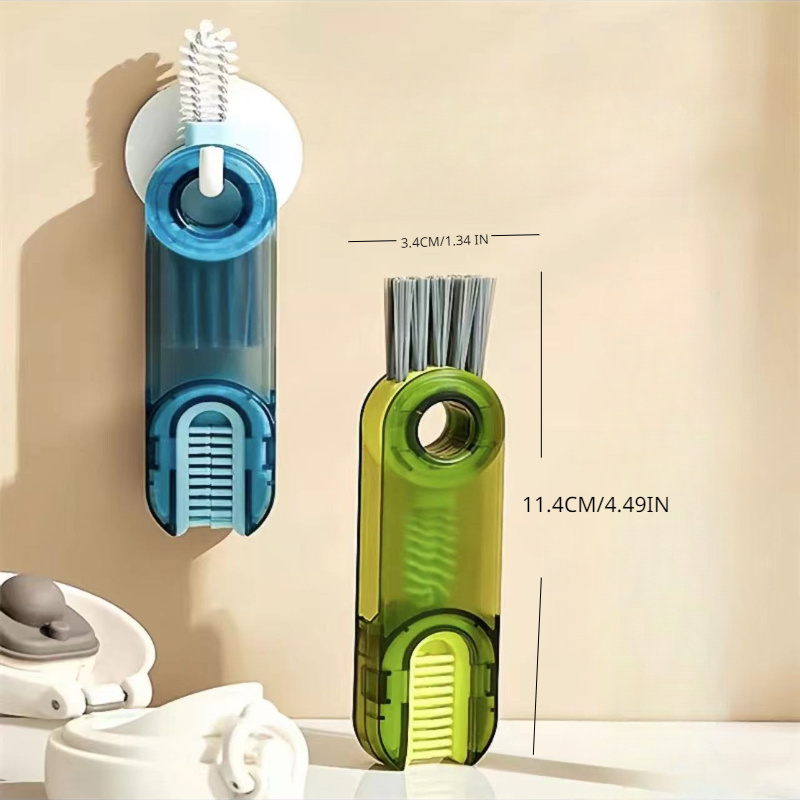 3-in-1 Multifunctional Cleaning Brush with Long Handle and