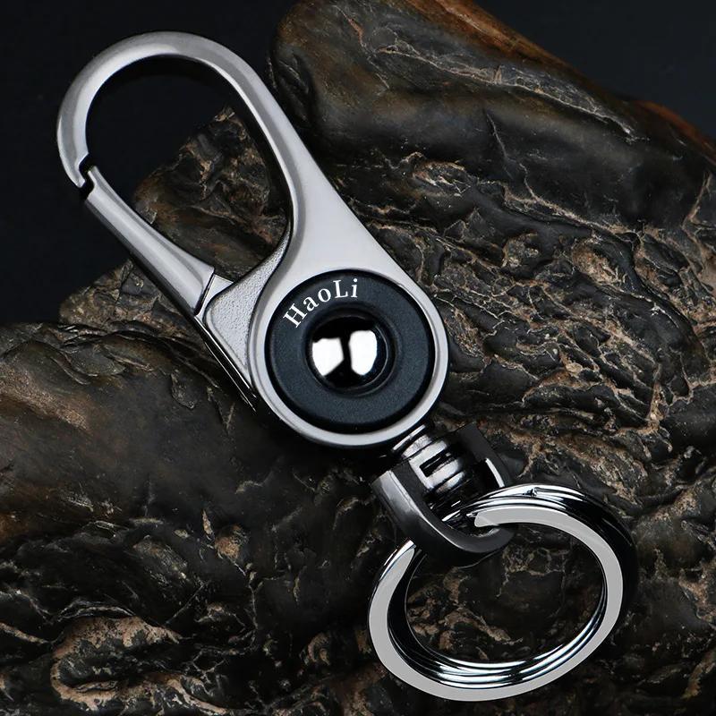 1pc Titanium Carabiner Key Clip Simple Key Ring With Corkscrew For