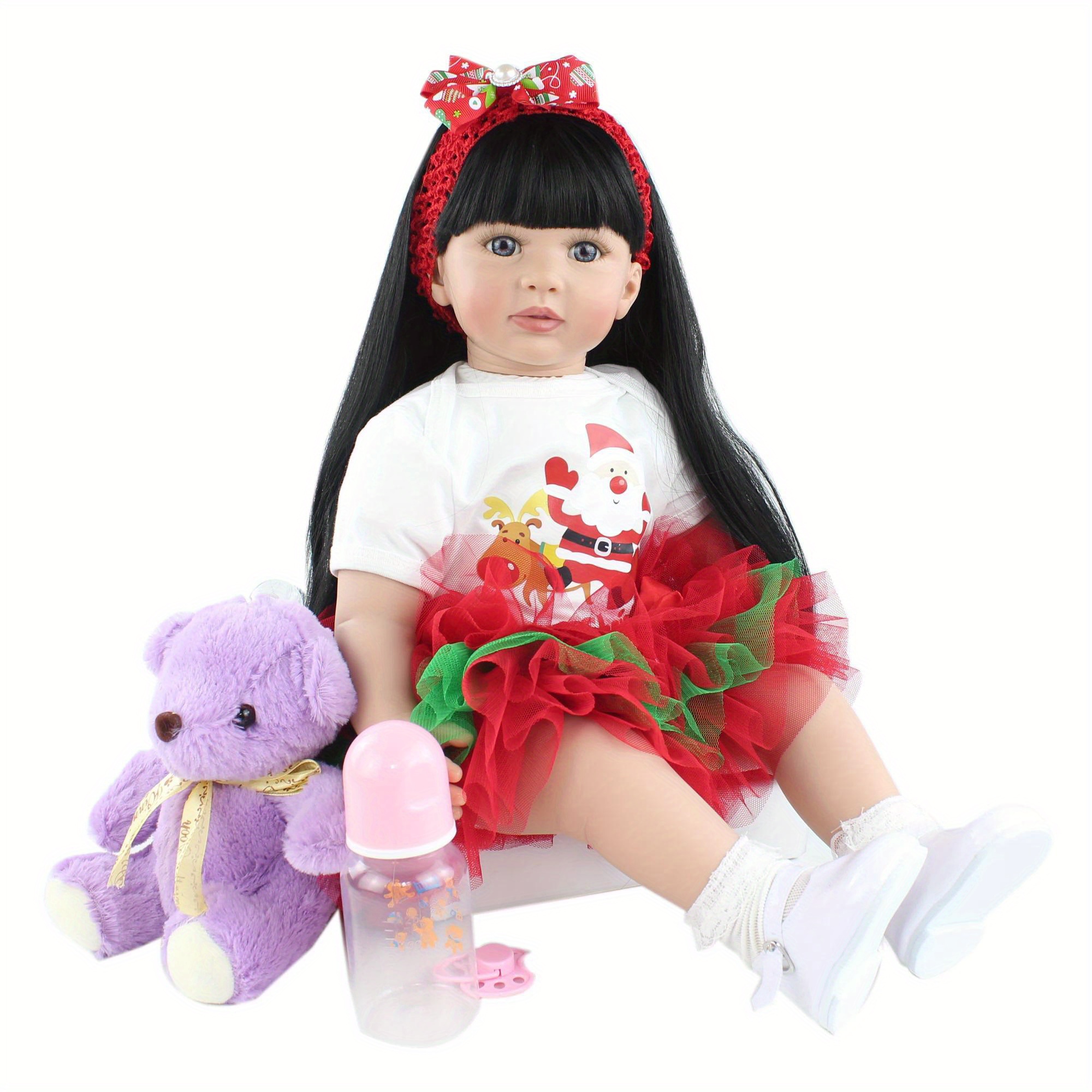 60cm Reborn Dolls Soft Silicone Baby Princess Reborn Babies Doll