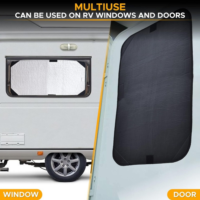 RV Türfenster-Schatten, Faltbarer RV-Blind Für Camper-Fenster, RV