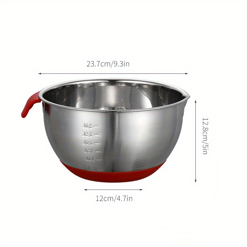 Mixing Bowl Flat Bottom