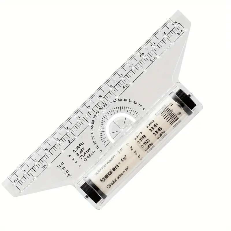 Angle Parallel Ruler Drawing Roller 'balance' Rolling Scale - Temu