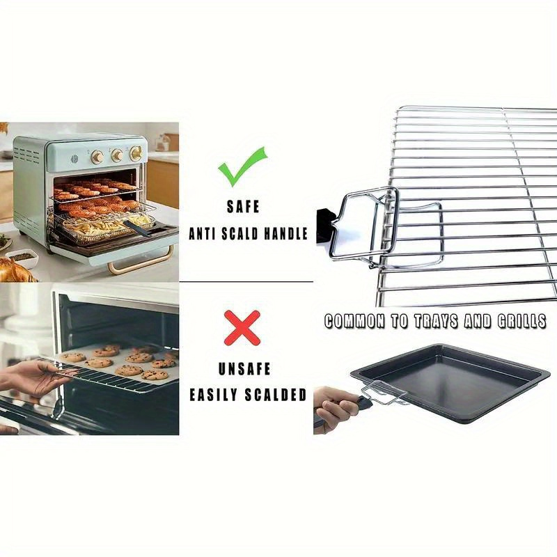 Air Fryer Rack Air Fryer Replacement Baking Pan Grill Insert - Temu