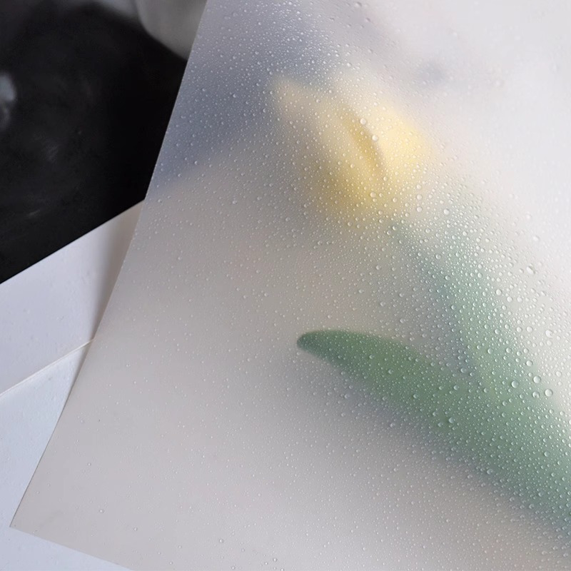 Korean Plain Paper Solid Color Mist Paper Waterproof Plastic - Temu