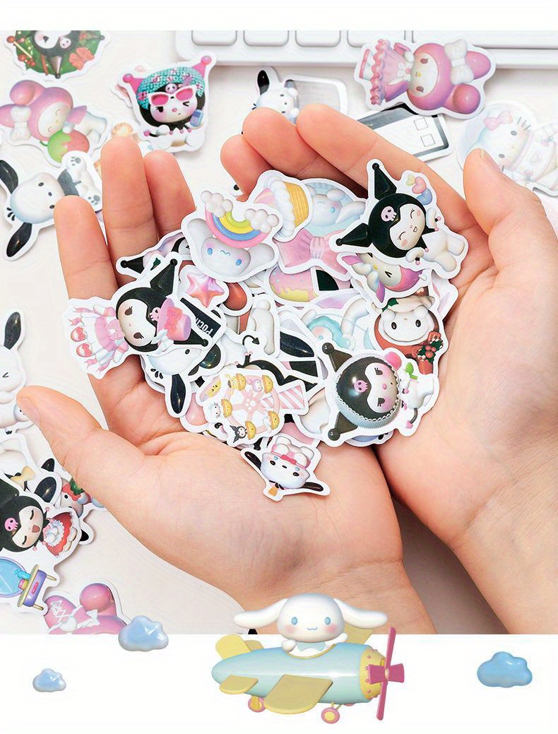 Cartoon Pet Hello Kitty Nail Water Sticker Decal For Nail