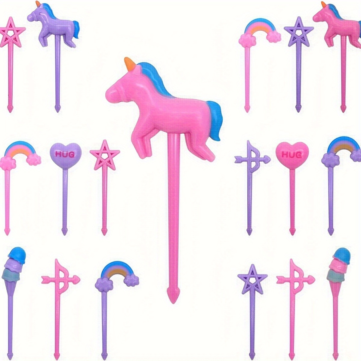  Fiambrera de unicornio para niñas, lonchera para la escuela,  arcoíris, Pegaso Unicornio : Hogar y Cocina