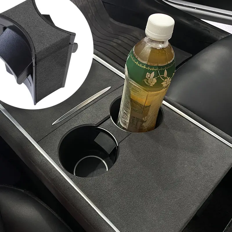 Car Water Cup Slot Sliding Limit Clip Model 3 Model Y - Temu Canada