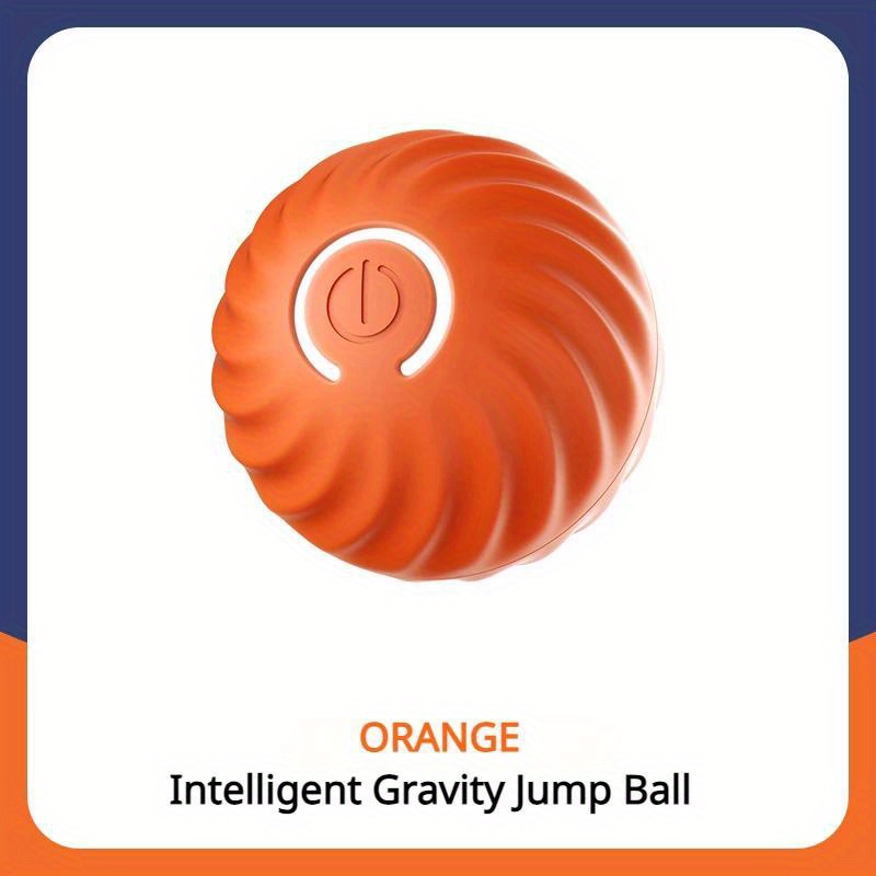 Smart Electric Ball Toy Gravity Jump Balls Dog Plaything Usb