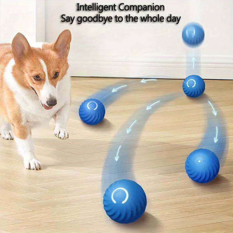 artifact intelligent pet cat toys, smart electric ball toy gravity jump balls dog plaything usb charging automatic teasing dogs artifact intelligent pet cat toys details 8