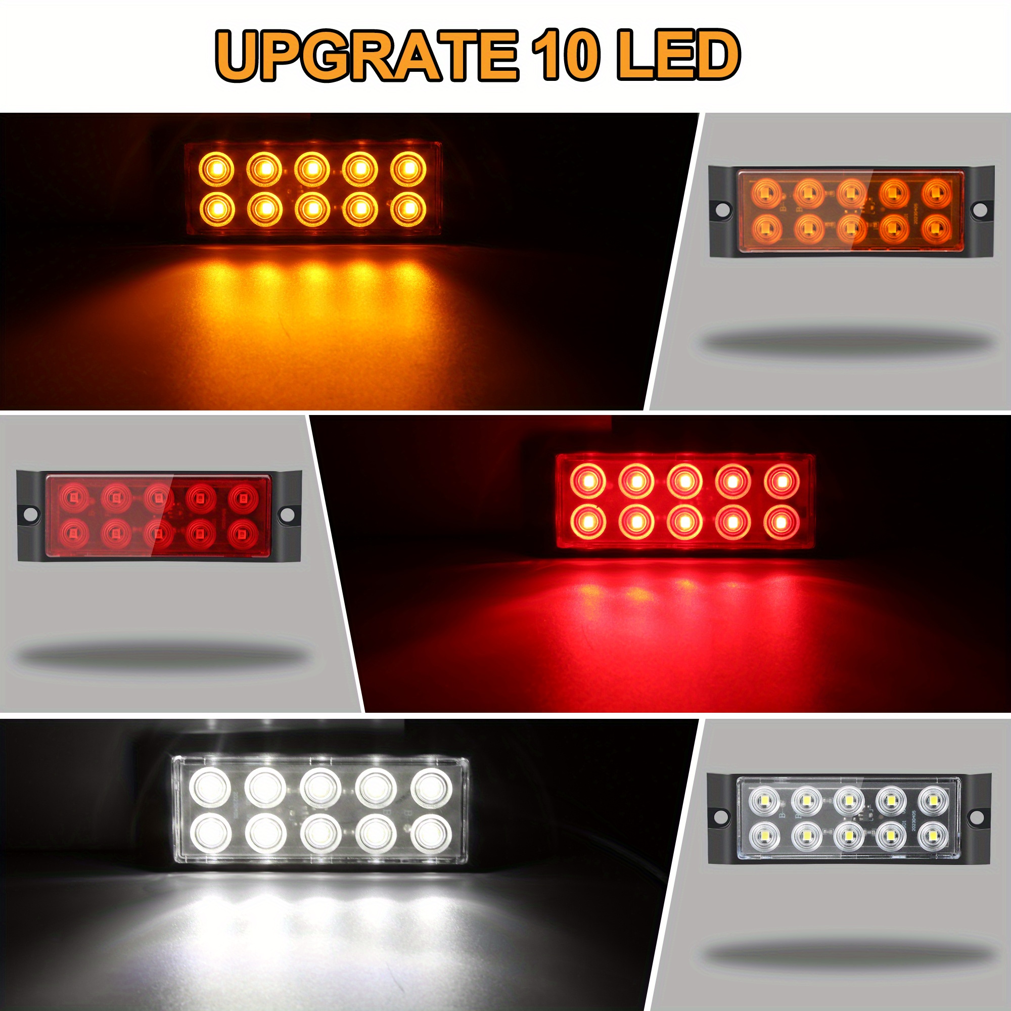 Nuevas Luces Indicadoras Marcador Lateral Led Impermeables - Temu