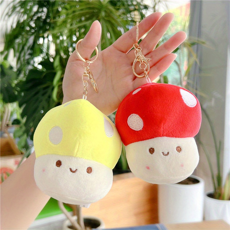 Cute Little Mushroom Plush Doll Bag Pendant Small Keychain Christmas Party  Gift Thanksgiving Gift Key Chain Halloween Decor Doll Creative Keychain,  Backpack Pendant, Bag Charms, Birthday Gifts, Party Favors - Temu