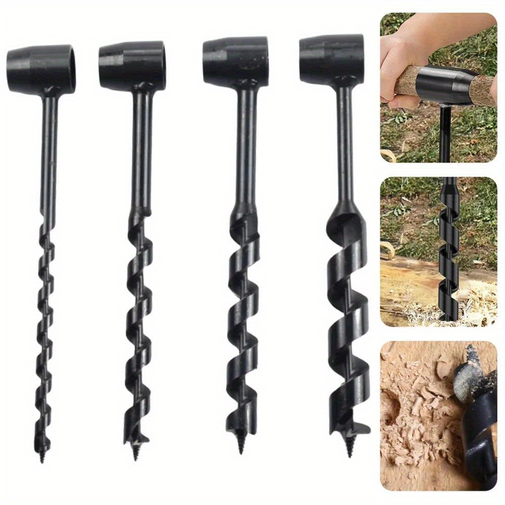 KOSIBATE Bushcraft Gear, Hand Auger Wrench for Easy Wood Drilling -  Settlers Wrench and Bushcraft Tools Perfect for Camping and Woodworking