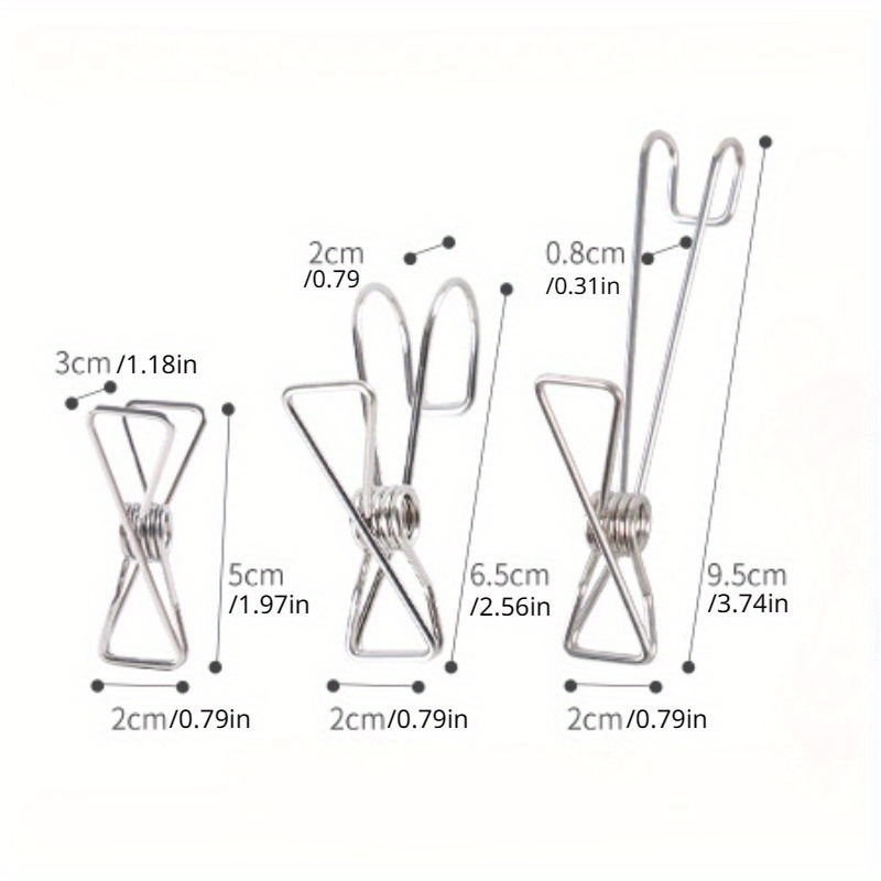 Traceless Stainless Steel Hooks, Polished, Size: 3 Inch (length)