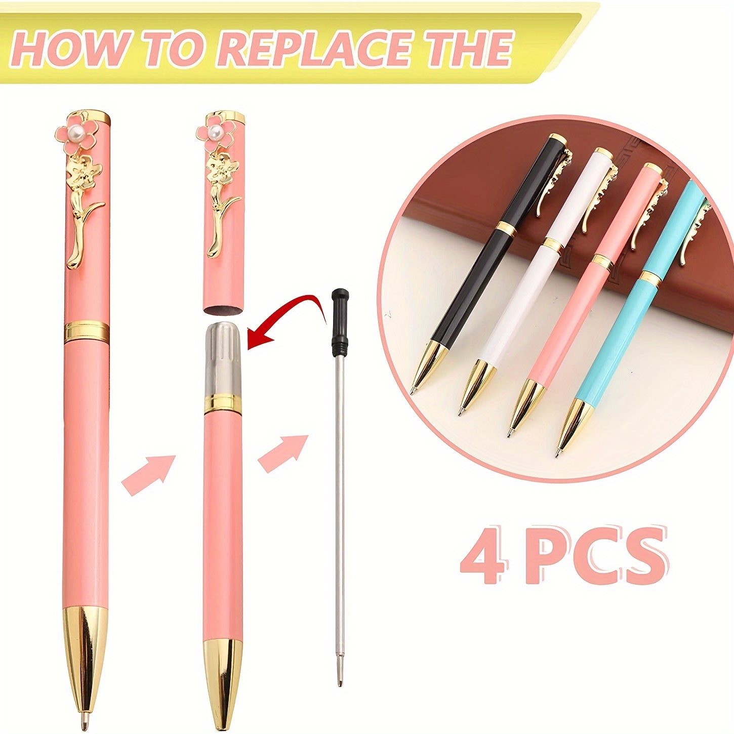 Fancy Pretty Pens Journaling Pens For Women Girls gift Pens - Temu