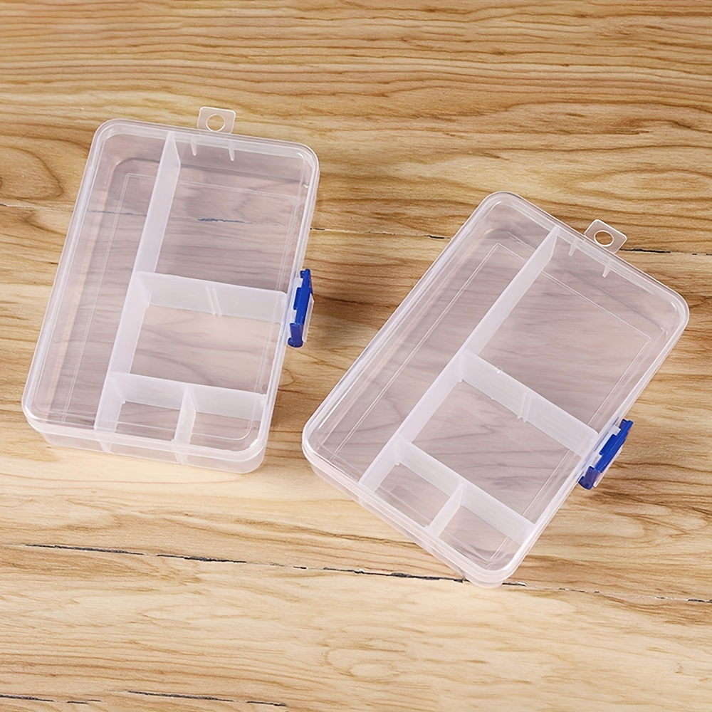 Plastic Storage Box Finishing Storage Box With Adjustable - Temu