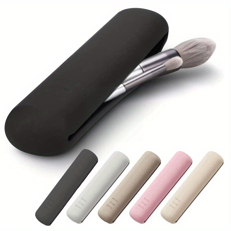 Silicone Makeup Brush Holder Bag Makeup Brush Pouch Cosmetic