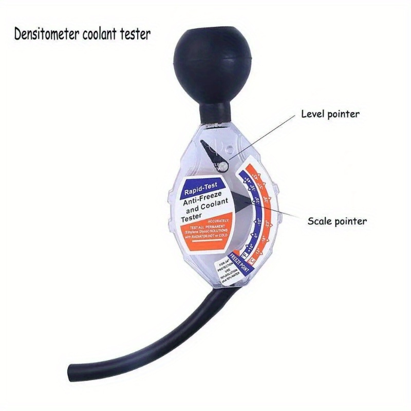 High Accuracy Dial Car Radiator Coolant Tester Antifreeze Coolant Tool