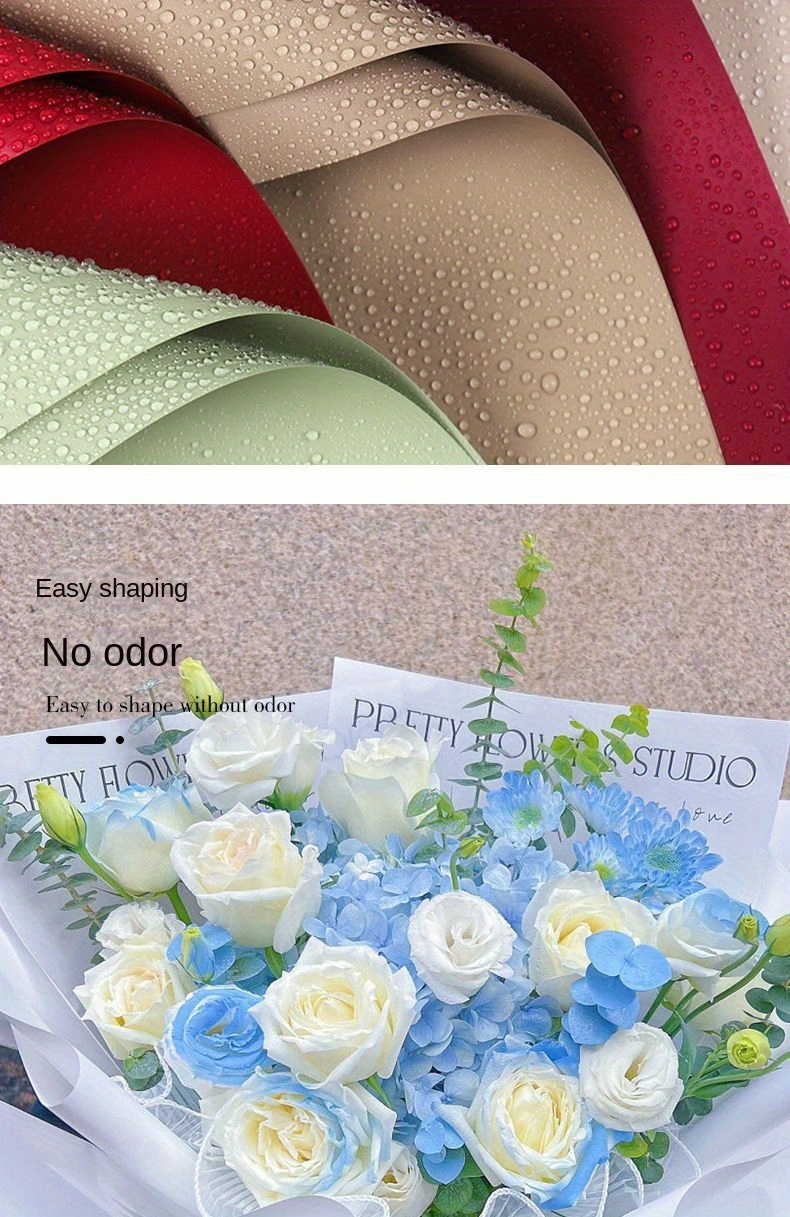 Solid Color Elegant Paper Single Color Fresh Flower Bouquet - Temu  Philippines