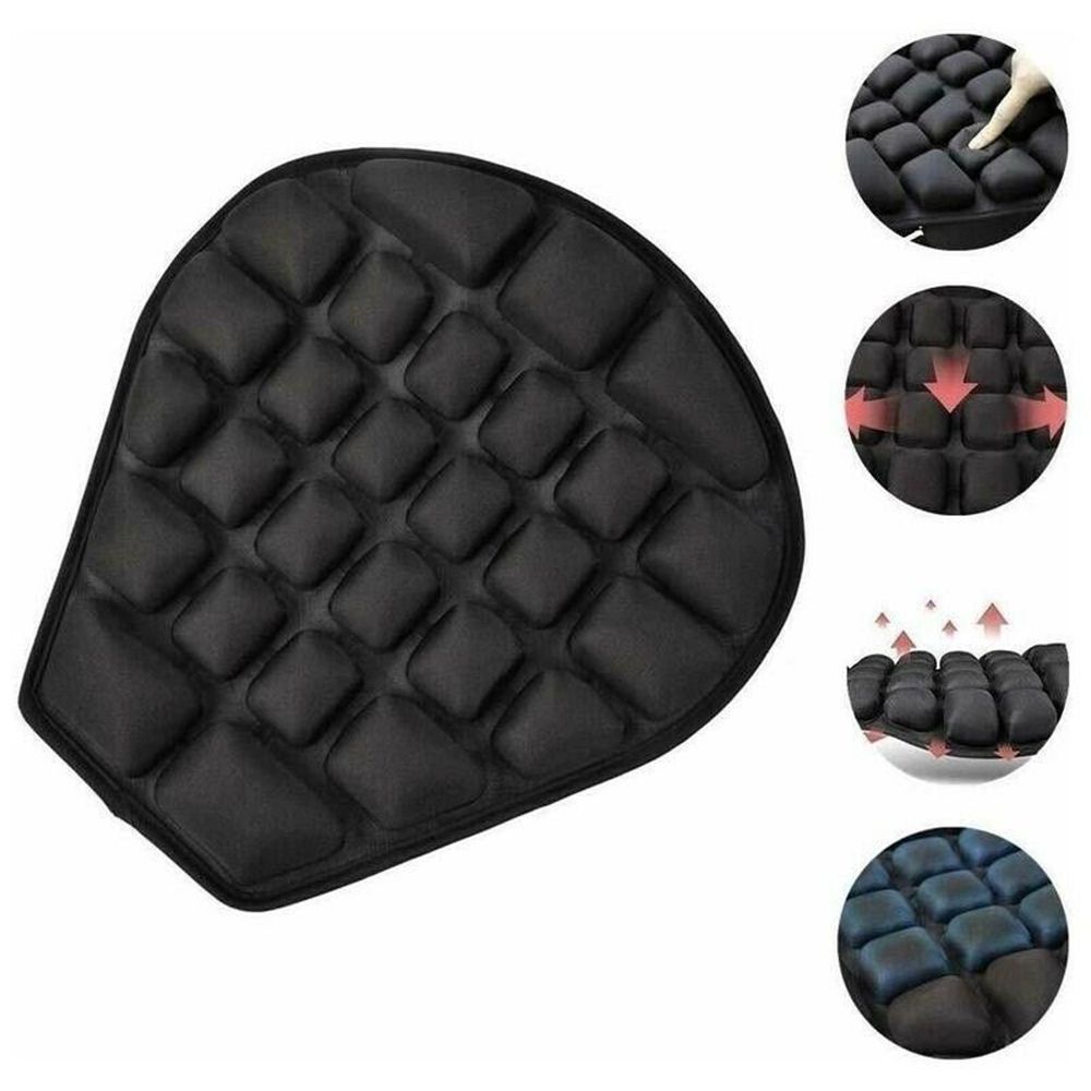 Motorcycle Comfort Seat Cushion Gel Cover Pillow Pad Pressure