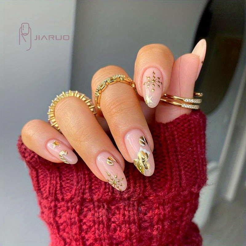 Gold Flakes For Nails - Temu