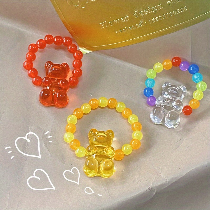 Gummy Bear Beads Jewelry Making  Bracelet Beads Jewelry Making