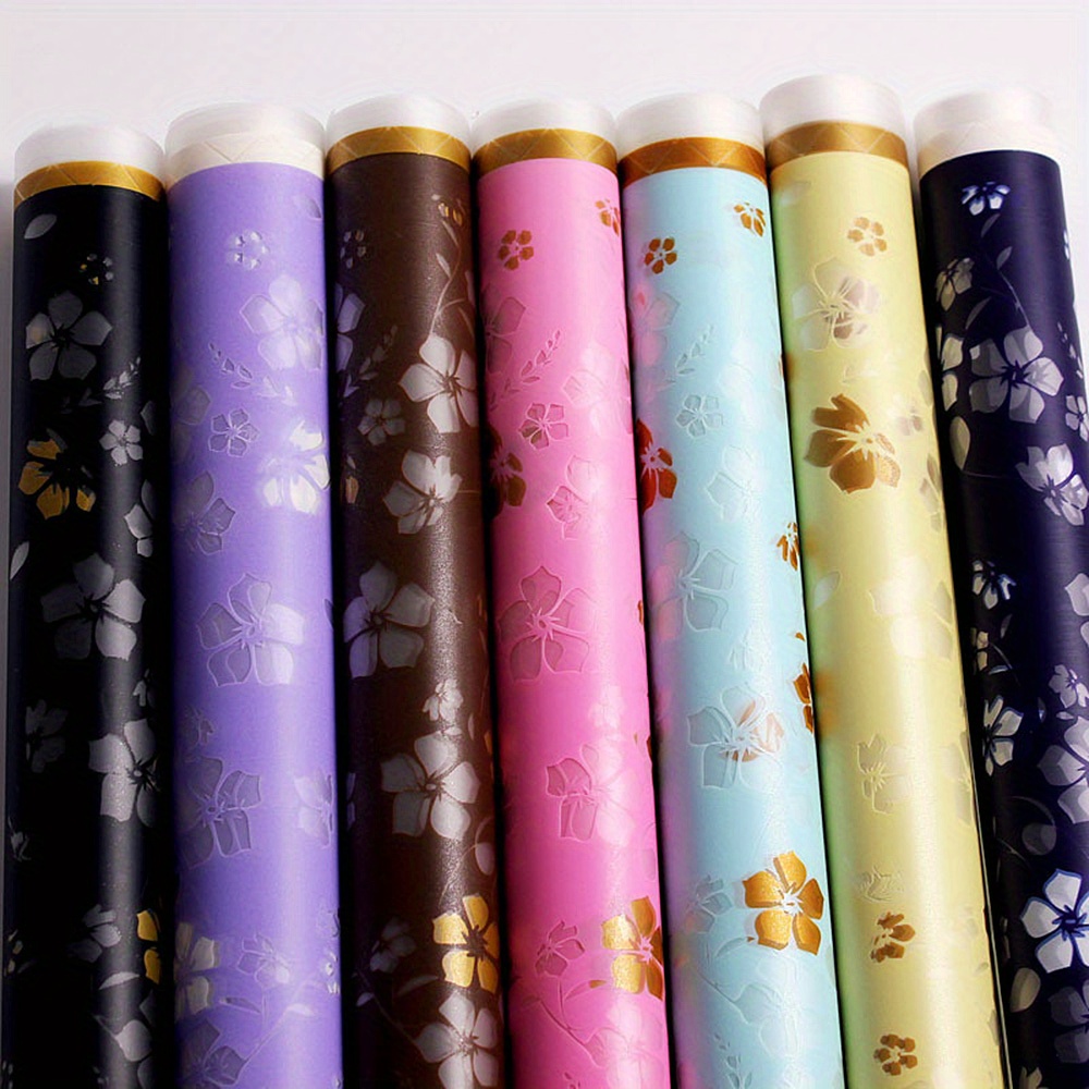 Gradient Matte Wrapping Paper Flower Wrapping Paper - Temu