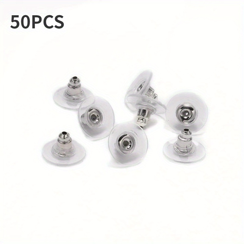 500pcs Silicone Rubber Earring Backs, Earring Stoppers, Earring Backs,  Earring Nuts, Earring Finding