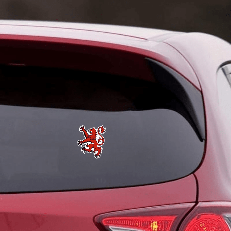 Lion 3d Pattern Car Sticker Decal Waterproof Computer - Temu