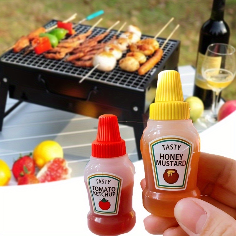 Mini Portable Condiment Bottles Perfect For On the go - Temu