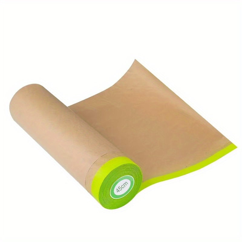 2 Rolls of Paint Masking Paper Kraft Paper Masking Paper for