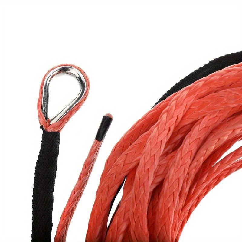 Universal 4M 3 Ton Car synthetic Tow Rope Vehicle Pulling Rope Hooks  Traction Winch For Boat Cross-country Emergency Outdoor - AliExpress