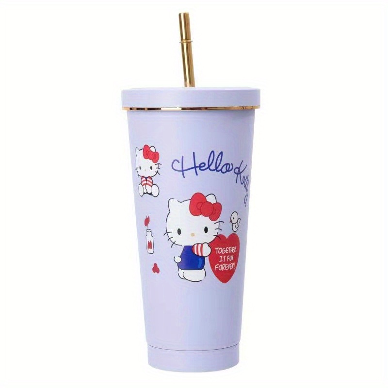 Sanrio Tumbler with Straw Warm Cool Lovely Cup Hello Kitty My Melody L –  KawaiiGiftLand