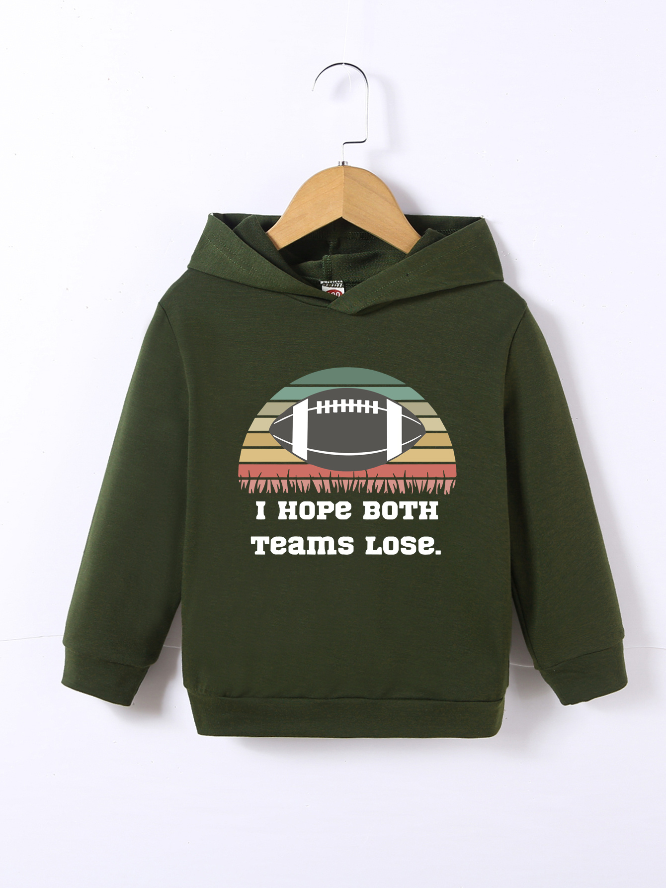 Rugby American Football Print Boys Casual Pullover Sudaderas