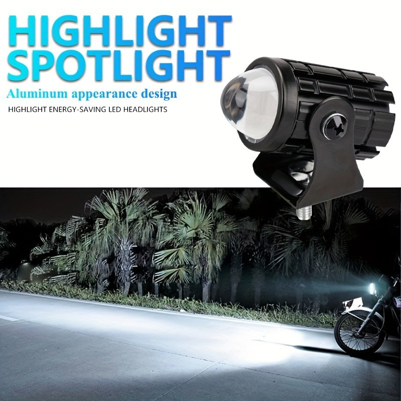 Universal 6 Zoll LED Motorrad Scheinwerfer Projektor Halo - Temu Austria