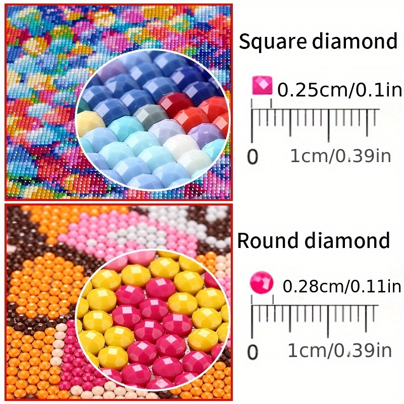 Square & Round Diamond Painting Drills and Beads