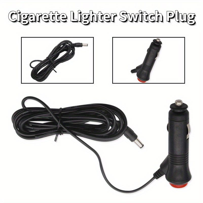 Chargeur Voiture Allume Cigare avec Double Sortie USB + Câble Light