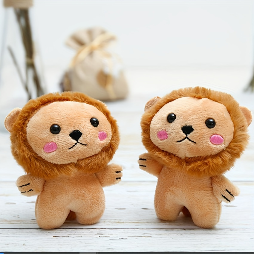 Lion keychain plush sale