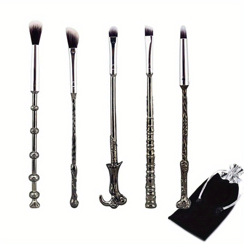 

Wizard Wand Makeup Brushes, Make Up Brush Set Gifts For Women 5pcs