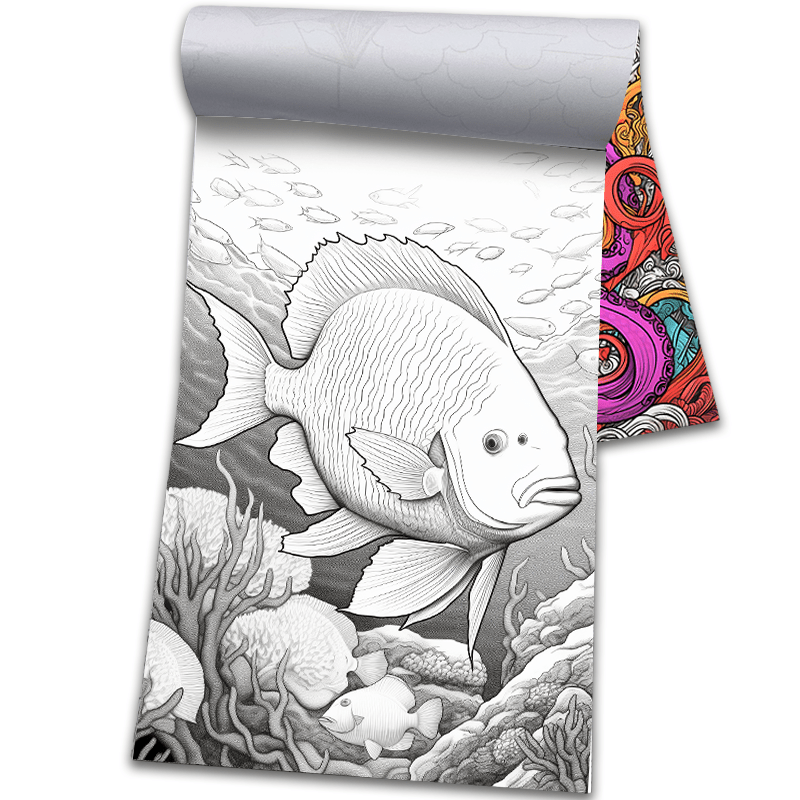 1pc Thickened 25 Pages Grassland Animal Theme Coloring Book, Adult Soothing  Stress Filling Book, Halloween Christmas Holiday Party Gift