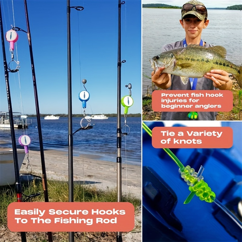 Fishing Knot Ties Tool Multifunctional Fishing Hook Holder - Temu