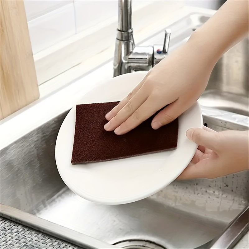 Dishwashing Sponge Scouring Pad Cleaning Brush Magic - Temu