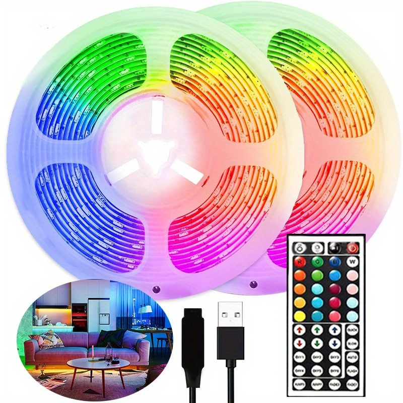 RGB IC Led Lights, Smart Firework Led Lights, RGB IC Dream Color Fireworks  LED Lights For Bedroom, Rainbow Color USB App Control LED Light Strip With