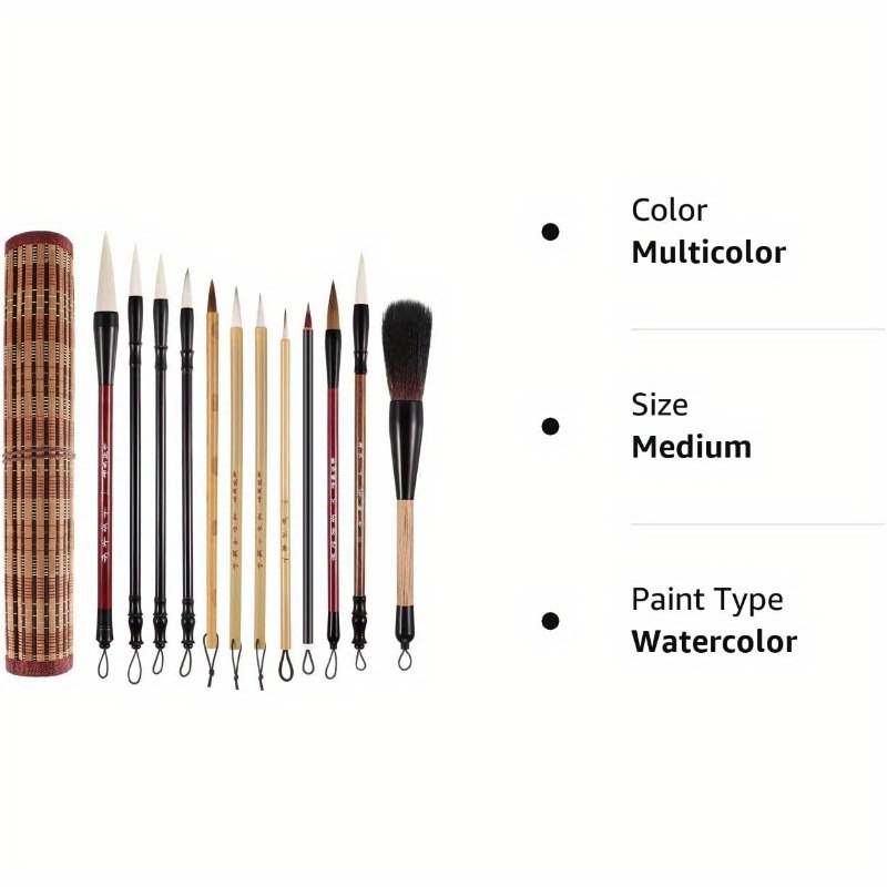 Set di pennelli per calligrafia Set di pennelli per pittura tradizionale  cinese pennello per disegno paesaggio