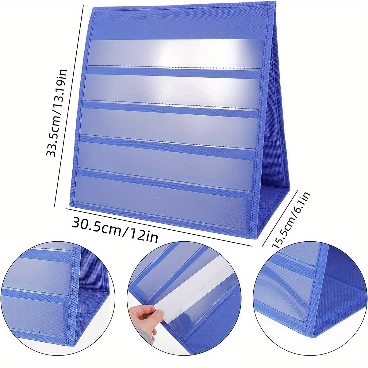 Pocket Chart Stand For Classroom - Double Sided Tabletop Pocket Charts 