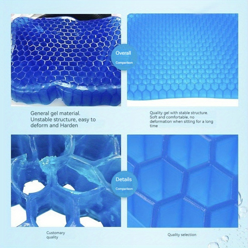 Cushion fart pad honeycomb gel cushion car seat cushion Office