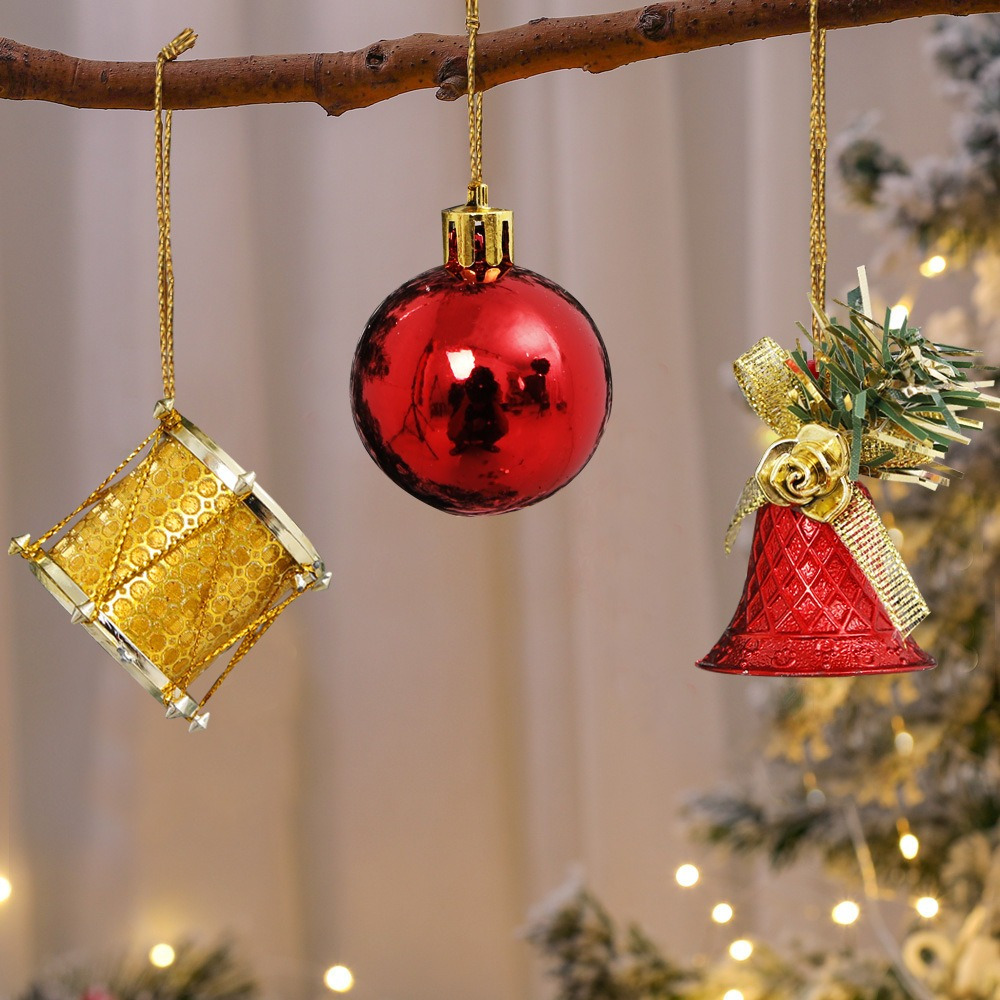 Christmas Aluminum Foil Hanging Balls Christmas Decorations - Temu