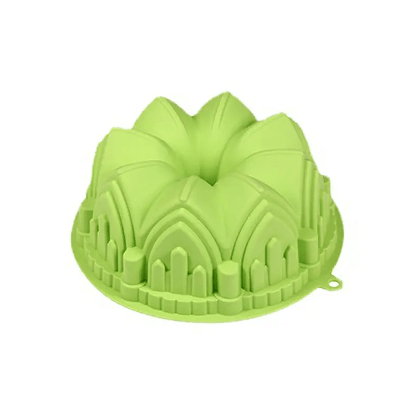 Image of 1pc Crown Cake Mold Large Castle Silicone Cake Mold Diy Crown Kitchen Baking Mold