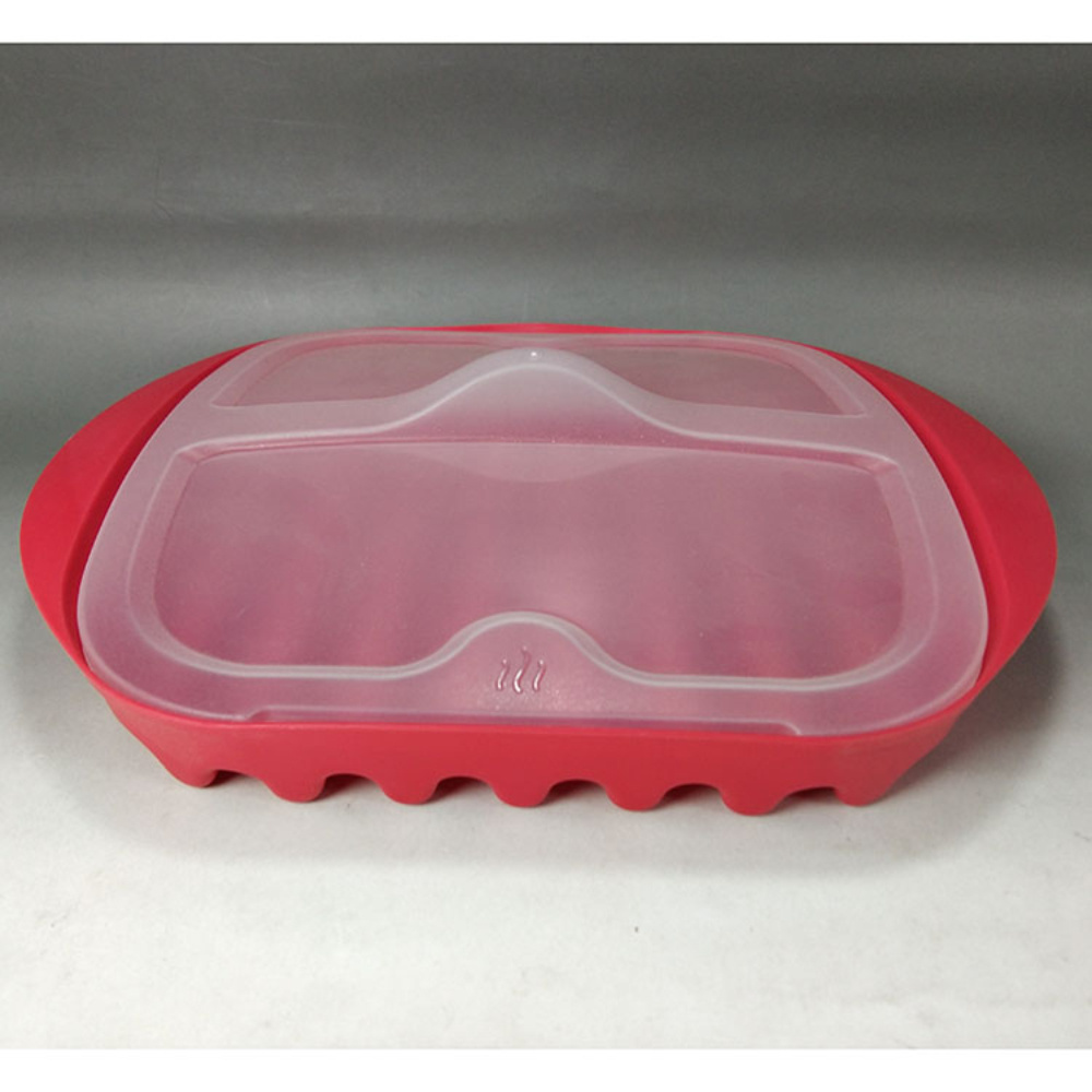 Microwave Bacon Tray with Splatter Lid, Safety, Quick and with No Mess –  1981Life